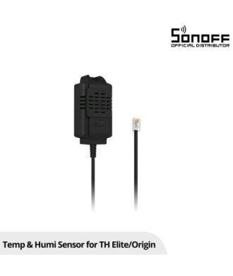 GloboStar® 80102 SONOFF THS01 Temperature and Humidity Sensor Measuring Range From -40℃ to +85℃ - Cable Length 50cm